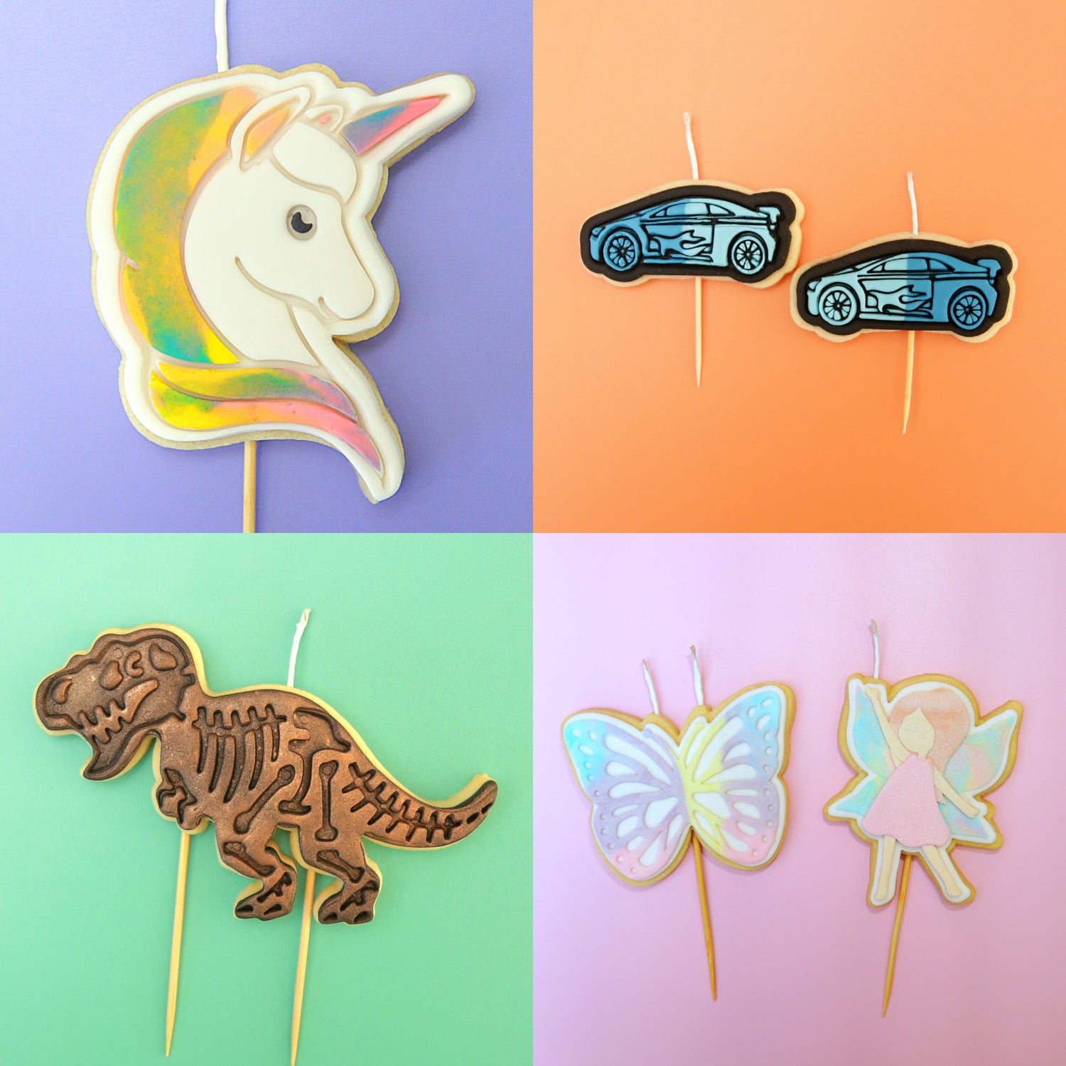 Themed Cookie Candles