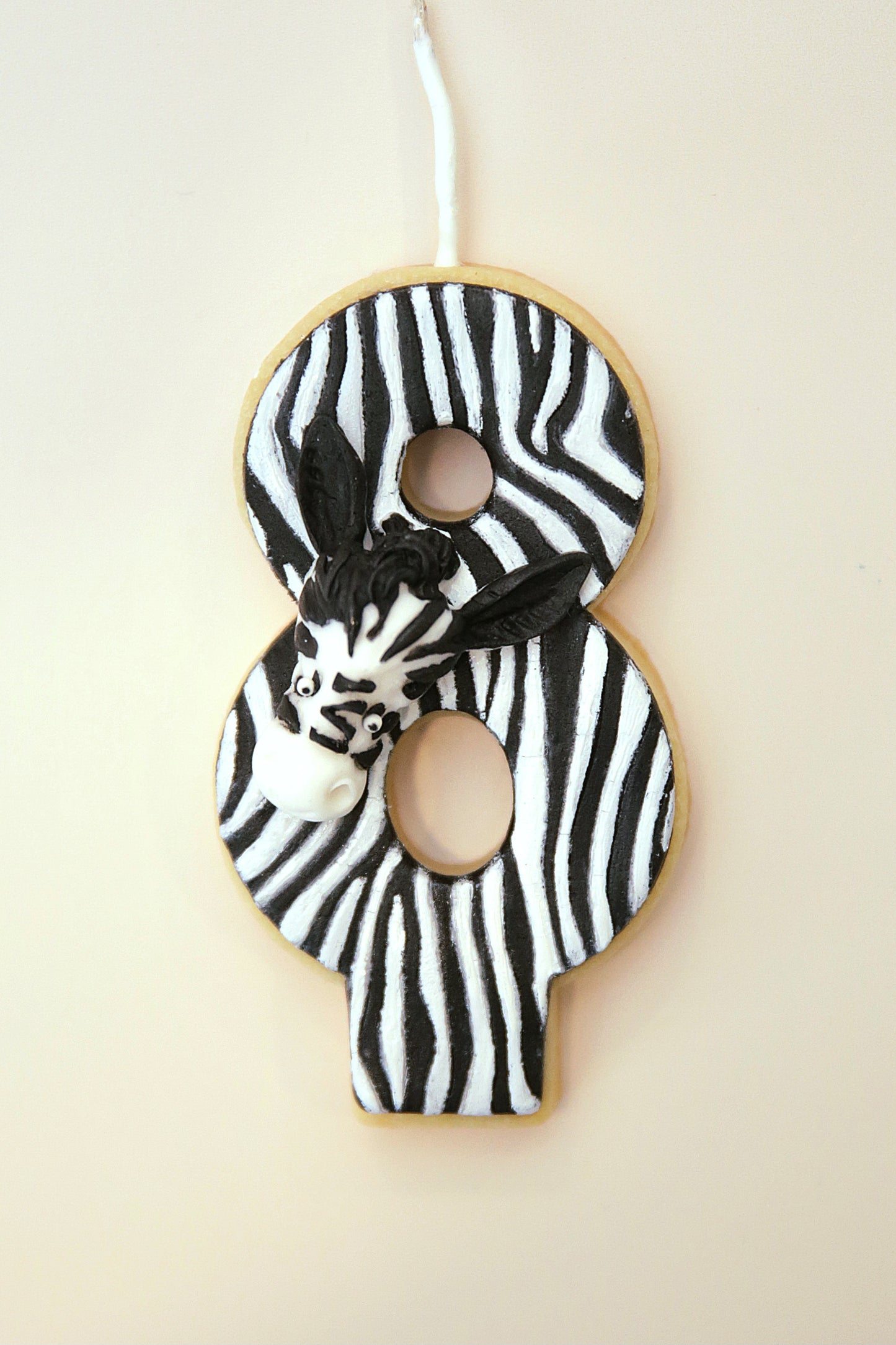 CUSTOM Edible Birthday Candle Single Numbers