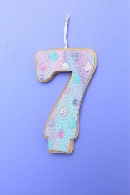 CUSTOM Edible Birthday Candle Single Numbers
