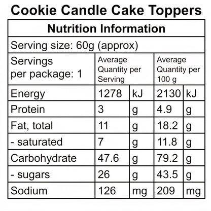 'Happy Birthday' Cake Topper